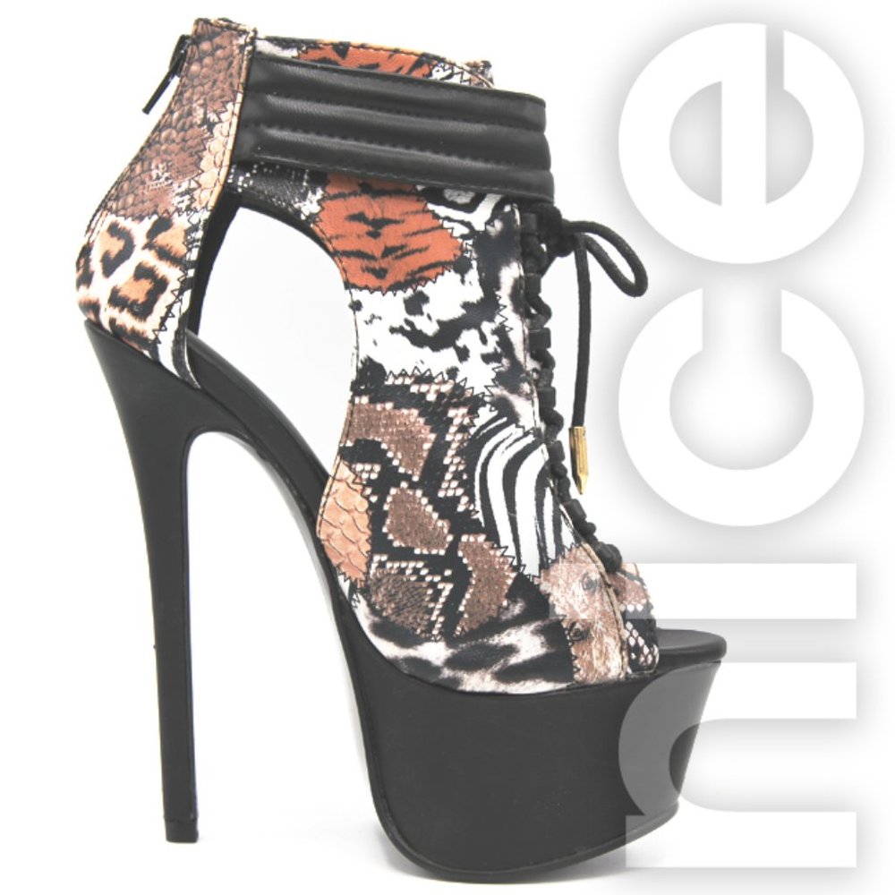 SHOE REPUBLIC LA ANIMAL PRINT HEELS